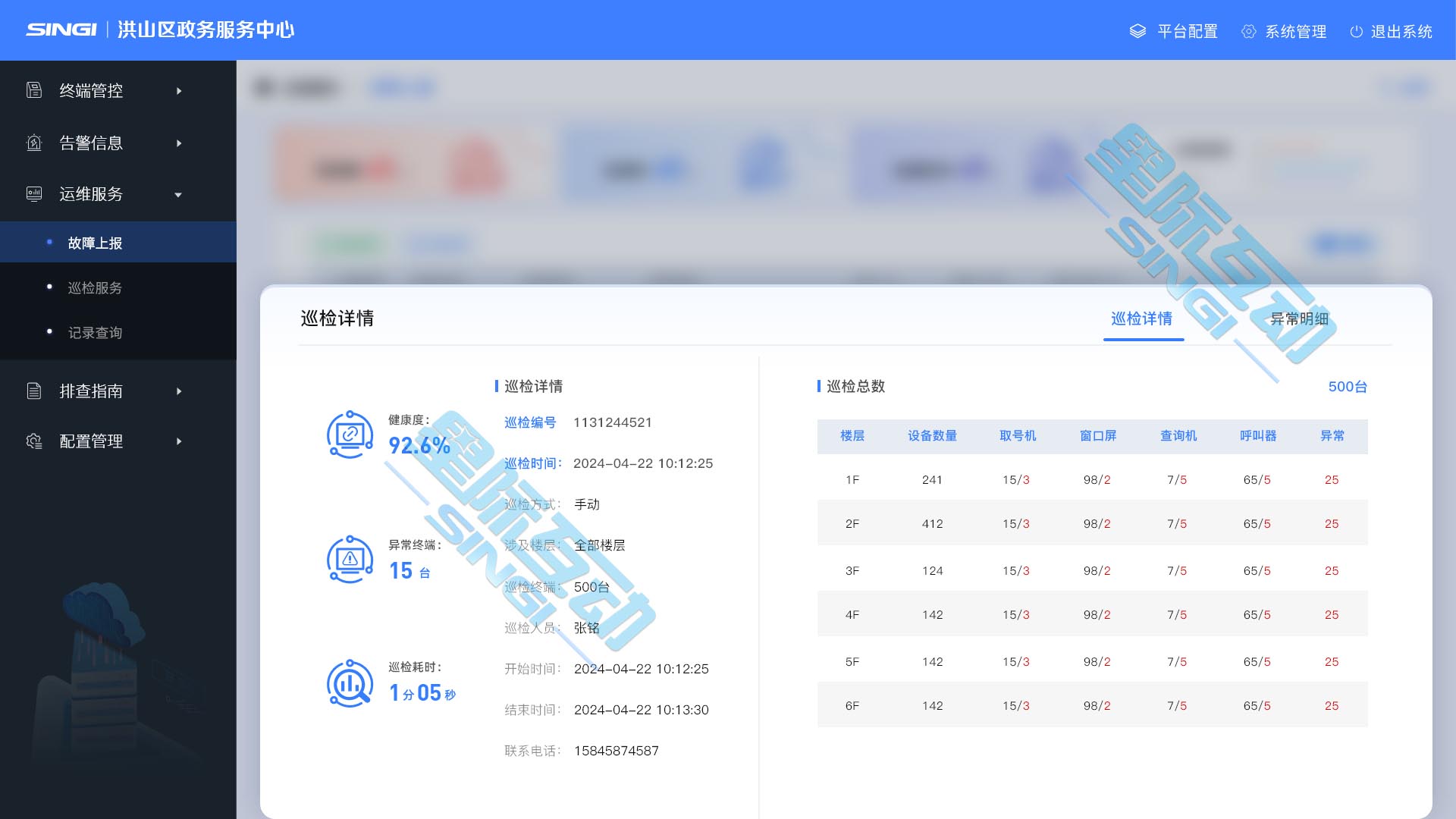 星際互動政務辦事大廳設備運維監控管理系統方案